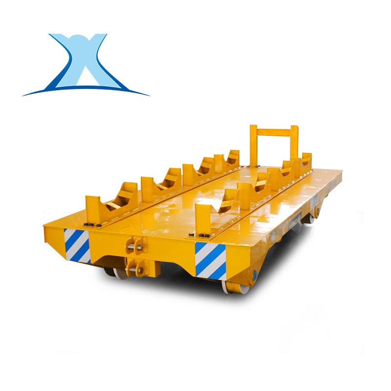 凓行台车工程车无人送货车货物转运车蓄电轨道平板车厂家