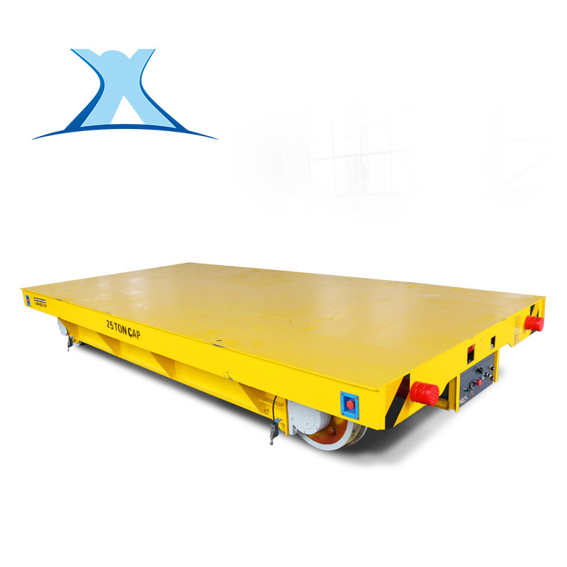 轨道平板车厂家四轮电动平车电动转运车