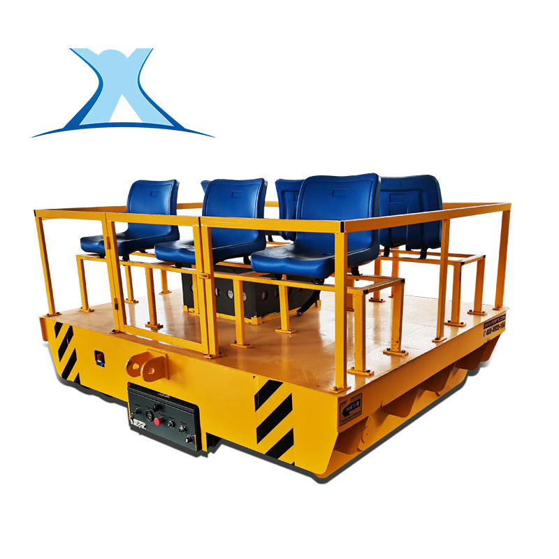 30吨蓄电池平车加长台面电动平车车间物流平板车自动化搬运