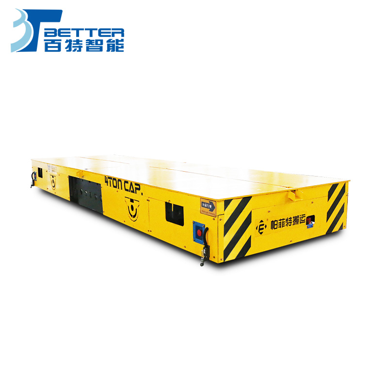智能遥控蓄电托盘搬运车车间物流平板车钢铁运输车电动平移平台车