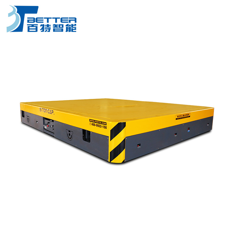 智能遥控蓄电车间遥控无轨地平车大型板车车间物流平板车