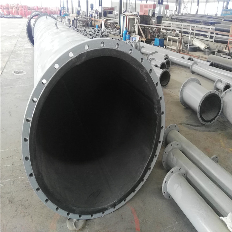 矿用耐磨衬胶管道 钢衬耐磨橡胶管道 衬胶管道 衬胶钢管 电厂脱硫衬胶管道