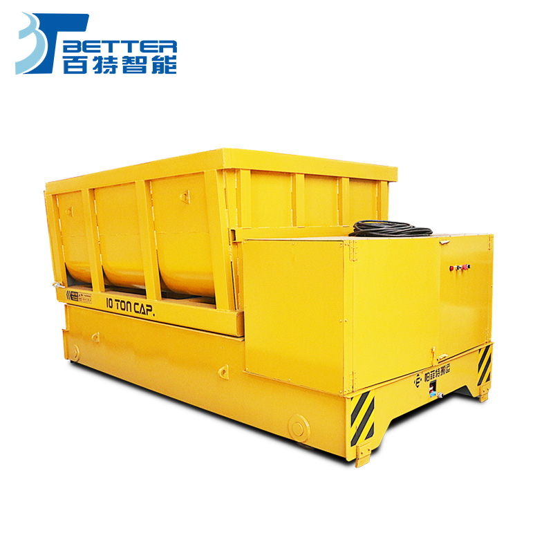 智能遥控蓄电30吨蓄电池平车遥控重载平板车车间遥控无轨地平车