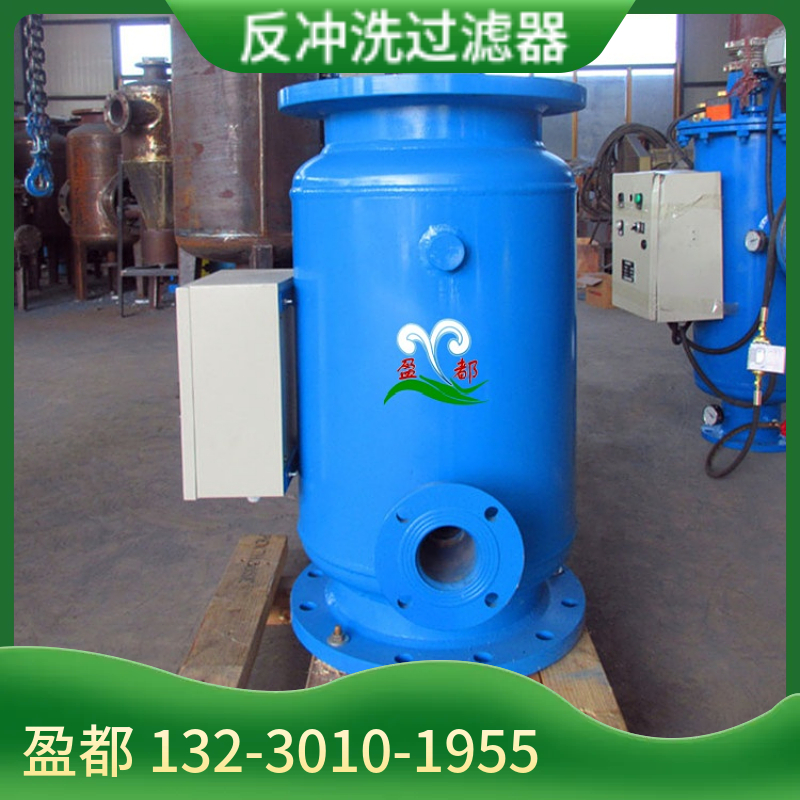 立式一次网除污器 不锈钢反冲洗除污器  发电厂用除污设备河南