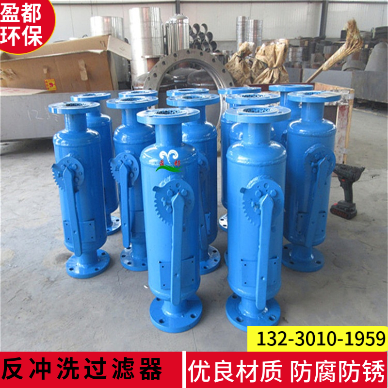 手动反冲洗过滤器  不锈钢反冲洗排污过滤器 一次网除污设备 凉山