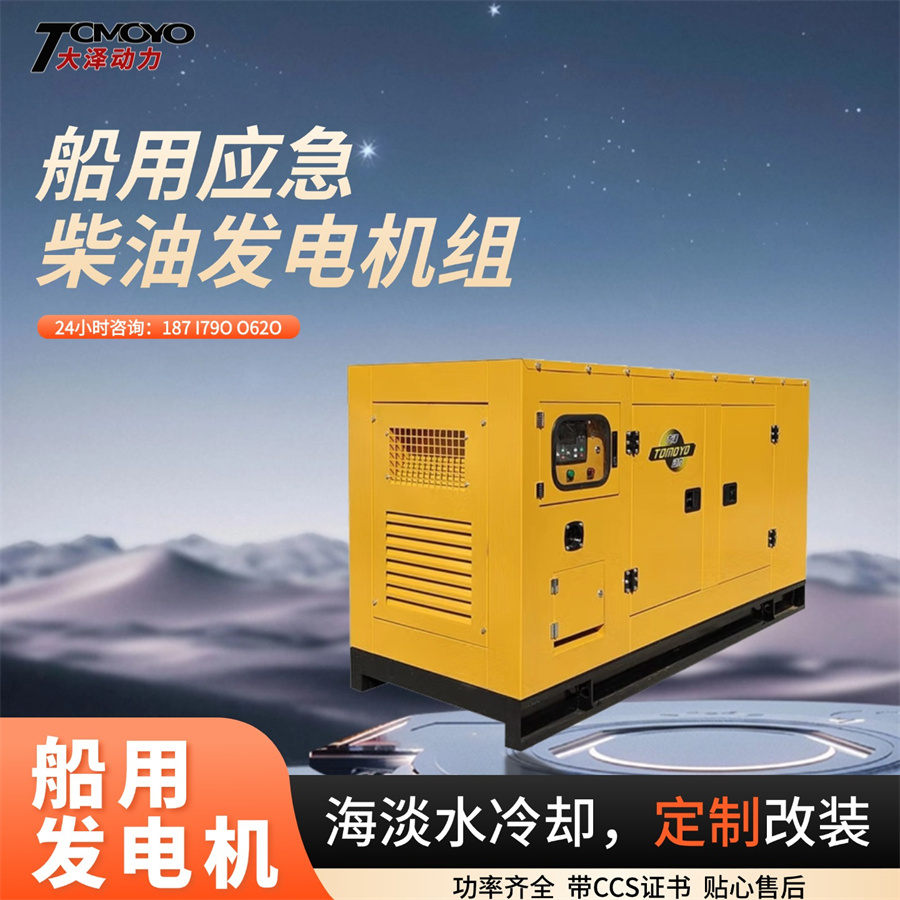 大泽动力40KW50KW100KW船用发电机组船检CCS