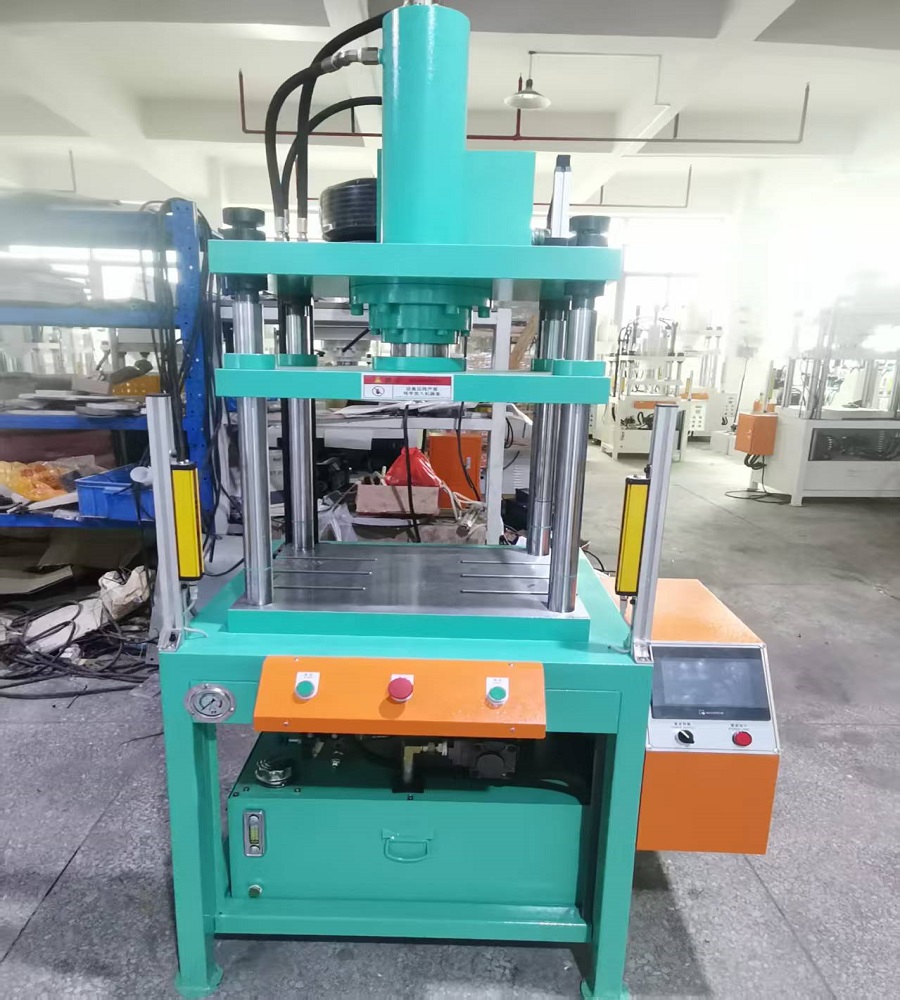 粉沫压机 手动加粉自动压装 一模多出油压设备