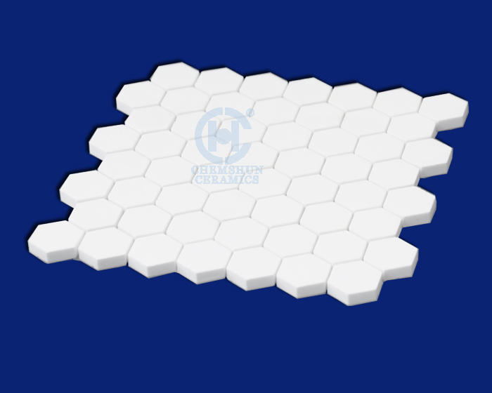 六边形马赛克陶瓷片粘贴尼龙网