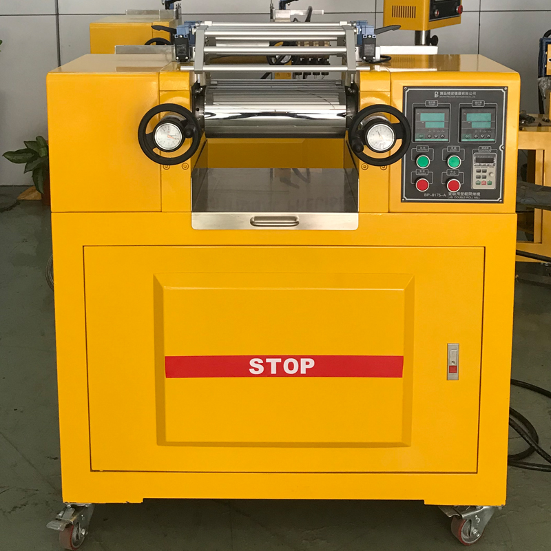 宝品开放式开炼机 BP-8175-AL200 9寸电热水冷型 双辊开炼机 实验室开炼机