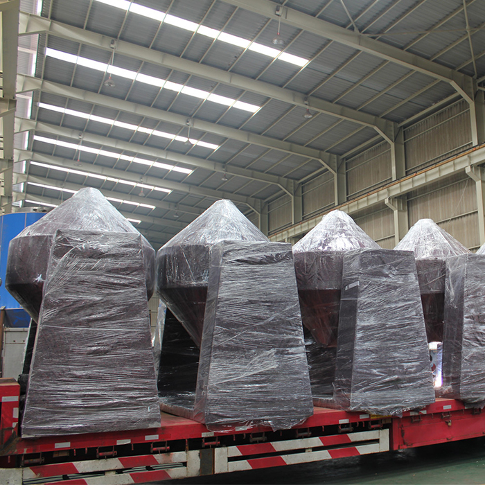 双锥回转真空干燥机 操作便捷 真空干燥机 长江干燥