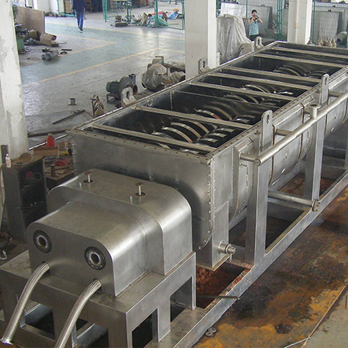 可定制 桨叶干燥机 长江干燥 效率高 污泥干燥机