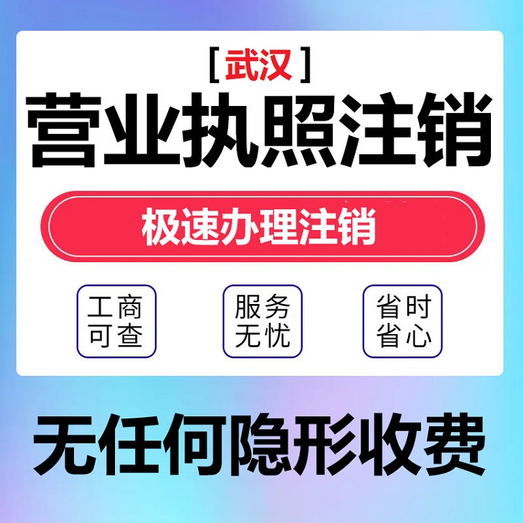 公司营业执照注销 湖北武汉个体户注销申请书
