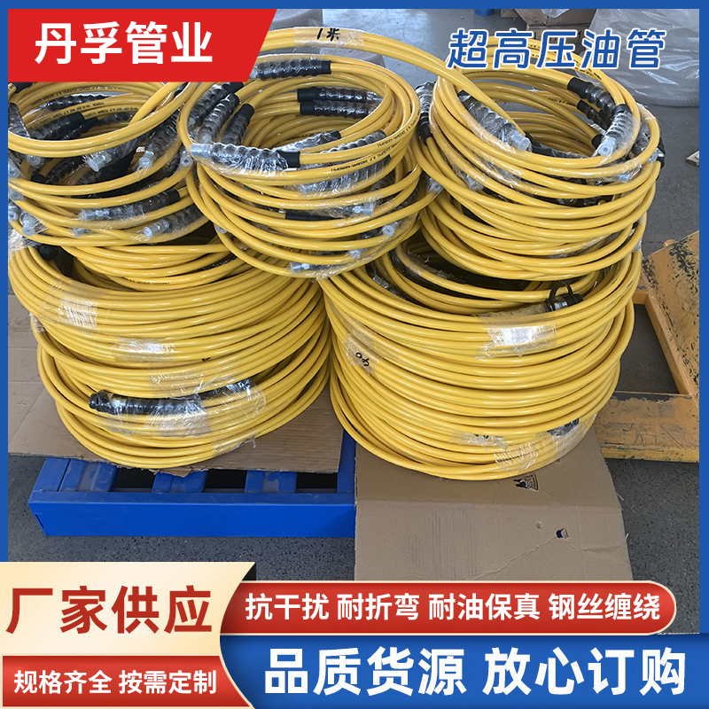 高压尼龙树脂液压软管 钢丝增强液压树脂超高压软管定制