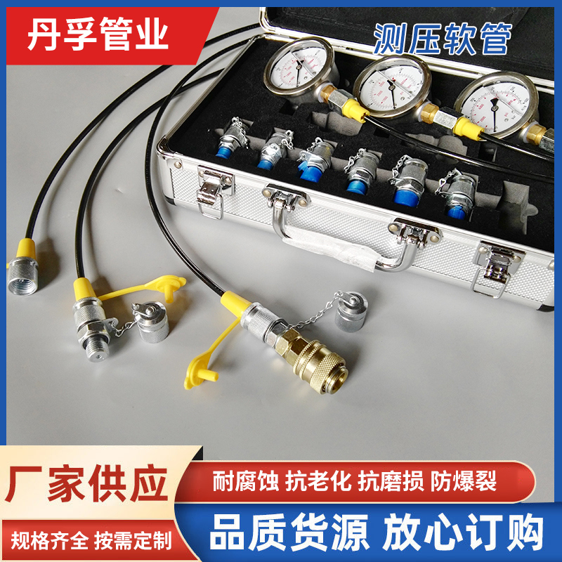 高压测压管线 丹孚管业 OEM加工 压力测试系统雾面 3*6测压软管