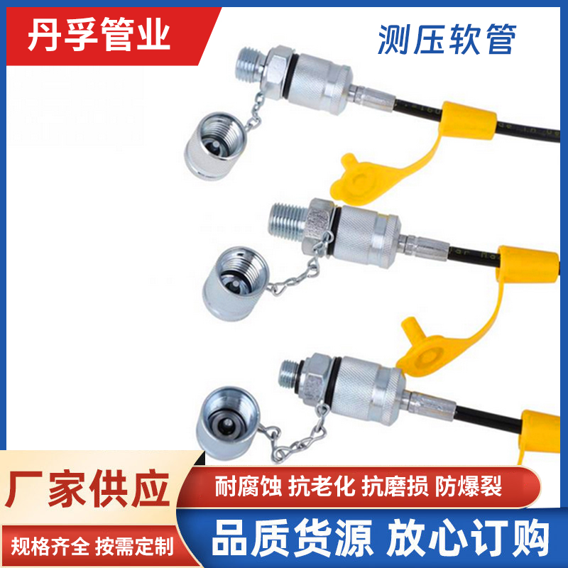 丹孚管业厂家直发高压测压管线 630bar 树脂管工程机械压力测试