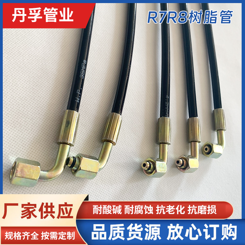 丹孚 测压软管 总成 尼龙树脂管 抗静电 耐高压 编织增强层