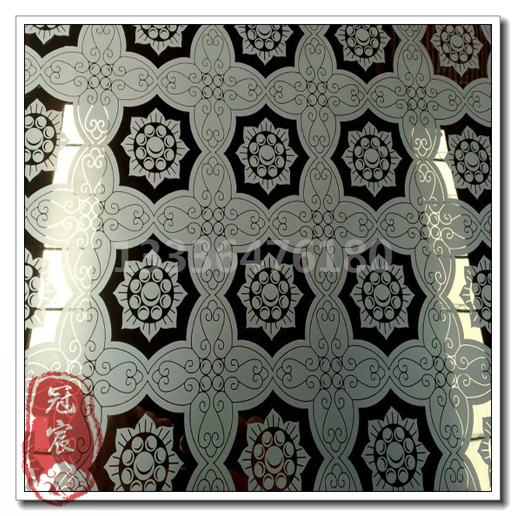 供应上海不锈钢加工电镀不锈钢腐蚀镀铜板 不锈钢镀铜KTV压花门板