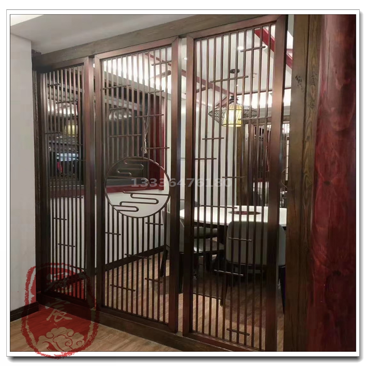 酒店激光镂空不锈钢屏风 玄关不锈钢屏风隔断 不锈钢屏风厂家