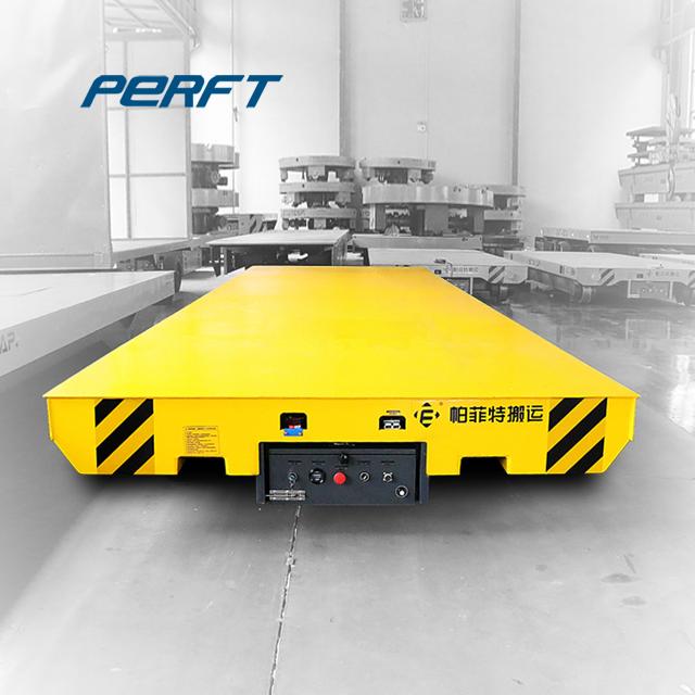 10T轨道平车蓄电池供电百特轨道运输车