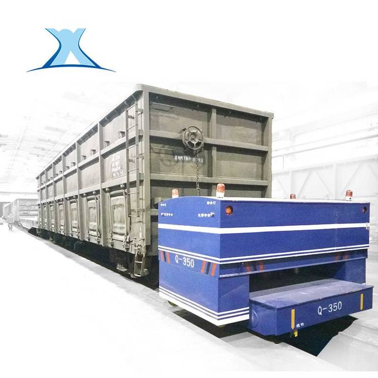 工业150吨电动轨道牵引车 低压轨道供电地轨车 百特智能