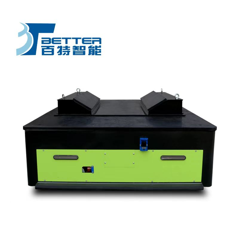 百特无轨电动搬运车生产车间重物移动板车交流电供电台车