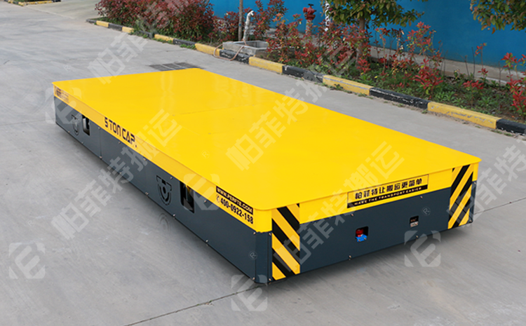 工业过跨轨道平车无轨电动平板车定制小车蓄电池无轨道电动平车