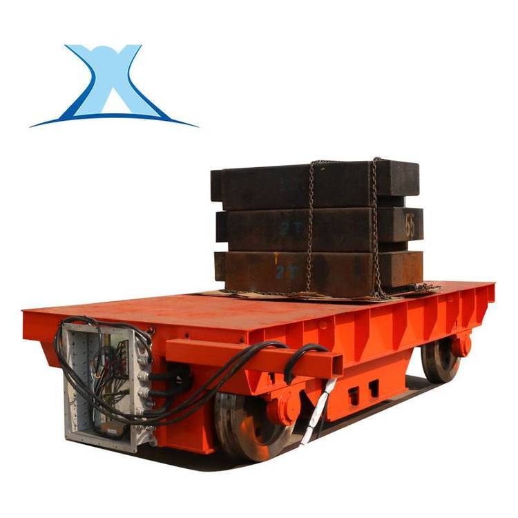 百特智能BXC-6T搬运车 蓄电池平板搬运车电动有轨平车