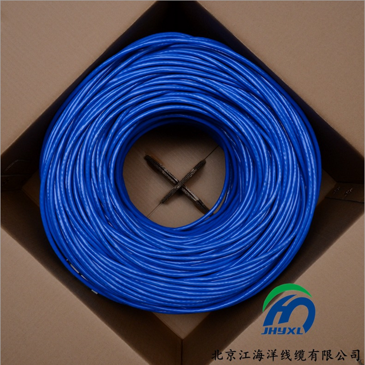 江海洋 六类网线 CAT6无氧铜网络线 UTP工程家用箱线 6类网线