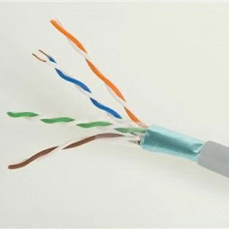 江海洋 低烟无卤单屏蔽网线 价格优惠