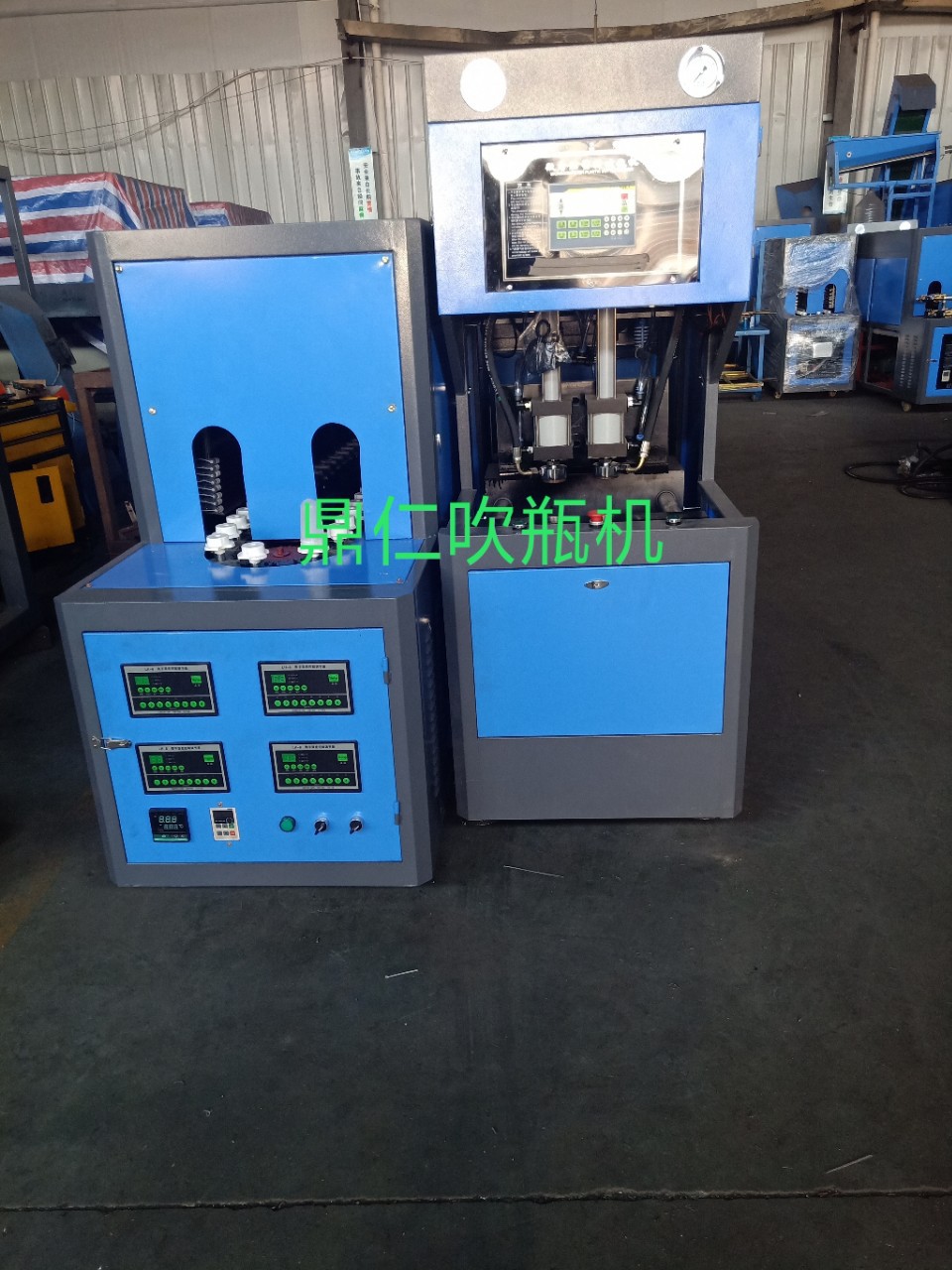 厂家制造 半自动吹瓶机5L机 5升1出1手动吹瓶机 5L1出2吹瓶机